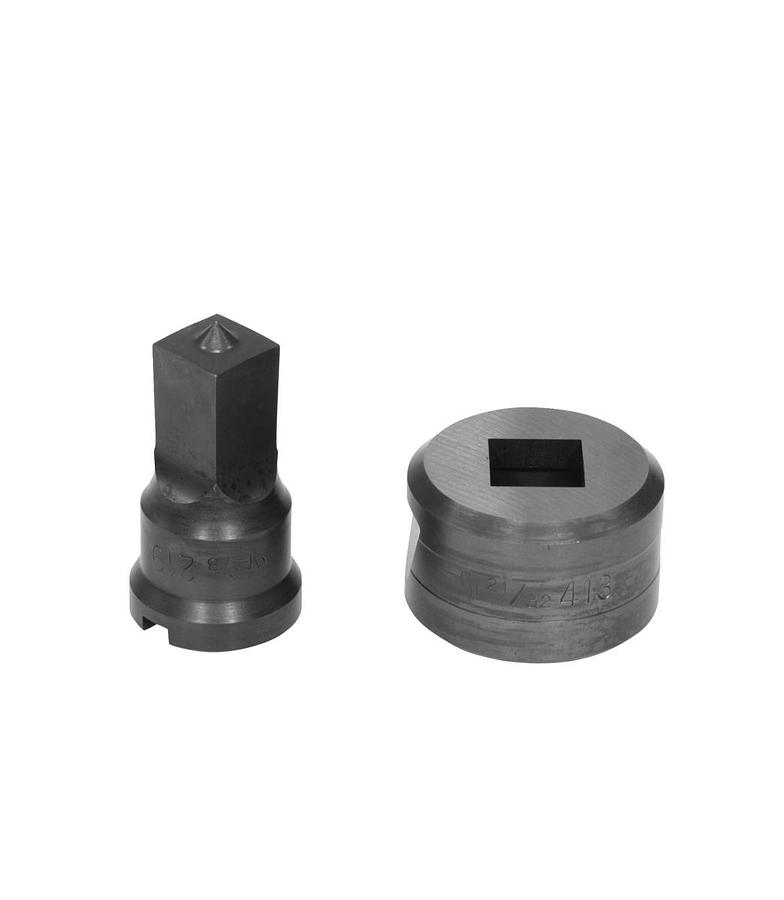 5/8" Square Punch & Die Set with Key-Way - (PDSQ5/8)