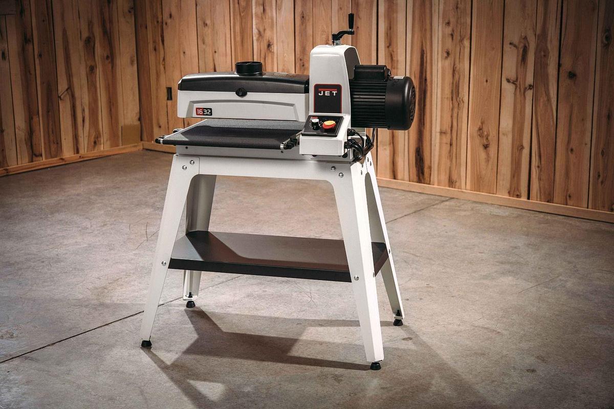 JWDS-1632 Drum Sander with Stand