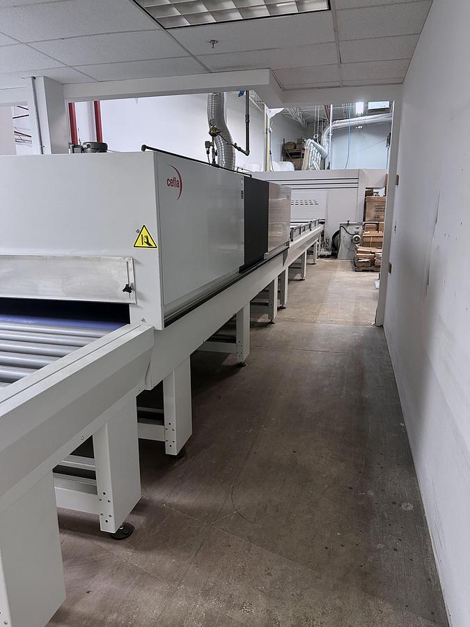 Used 2022 Cefla Automated Spray Finishing and Drying Line