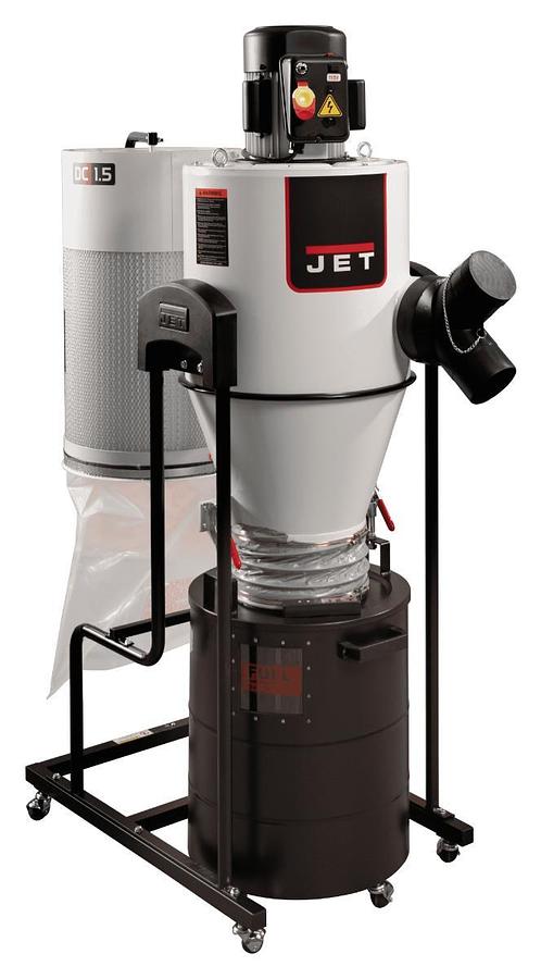 JCDC-1.5 Cyclone Dust Collector, 1.5HP, 115V