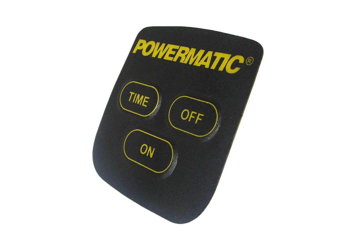 Powermatic — Remote Control Unit Label for PM1900