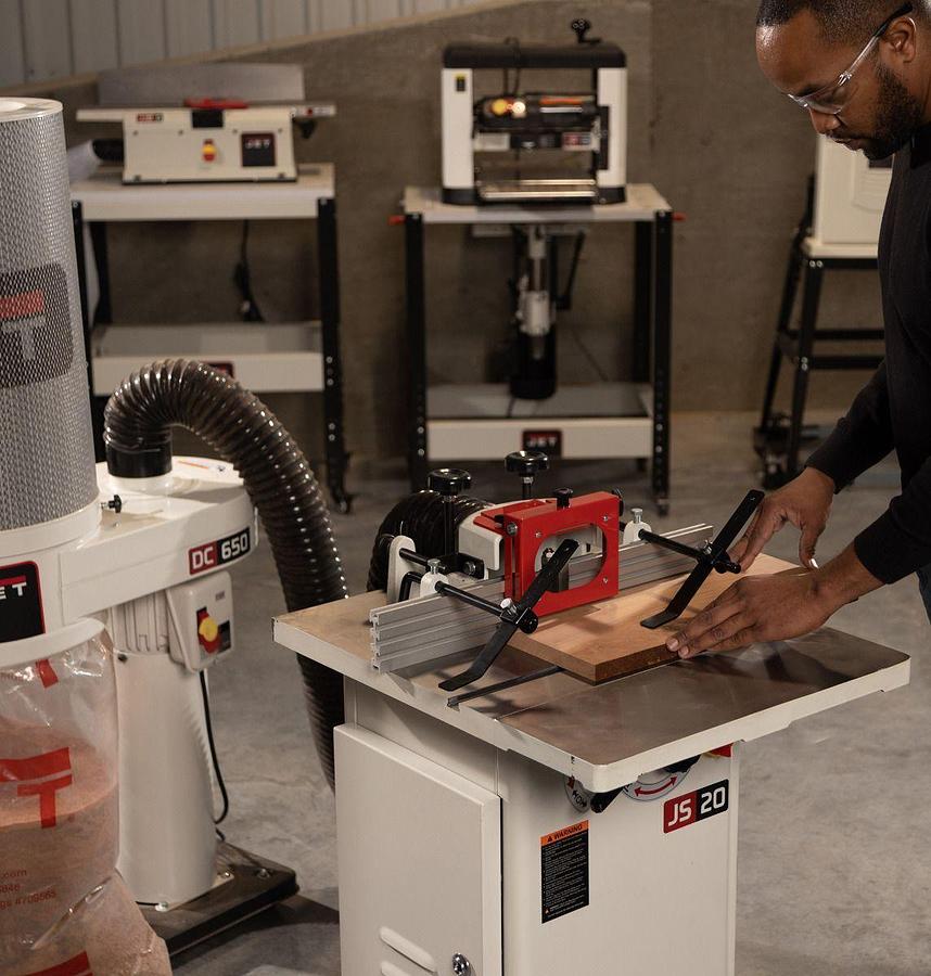 JWS-20CS, 20-Inch Spindle Shaper, 1.5 HP, 1Ph 115/230V