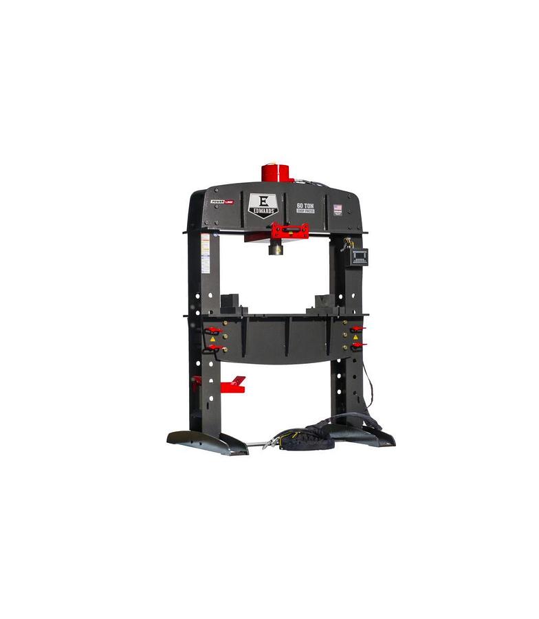 60 Ton Shop Press with PLC and Portable Power Unit 230V, 1Ph