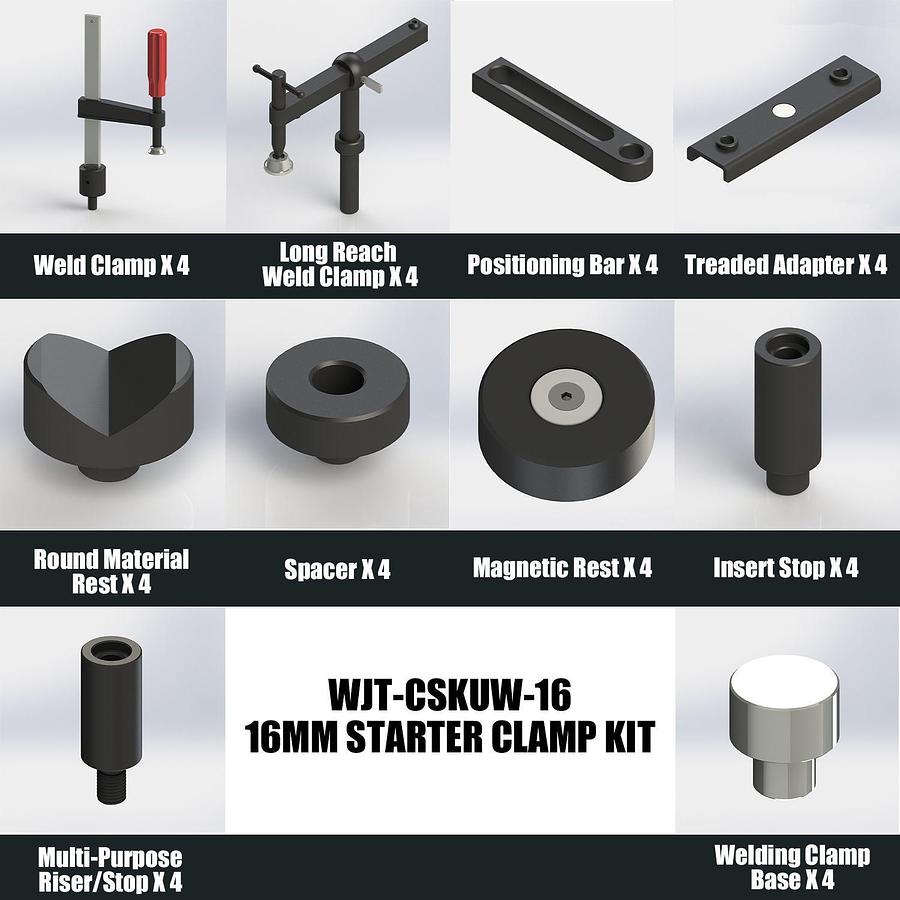 Starter Clamp Kit for 16mm Tables(WJT-CSKUW-16)