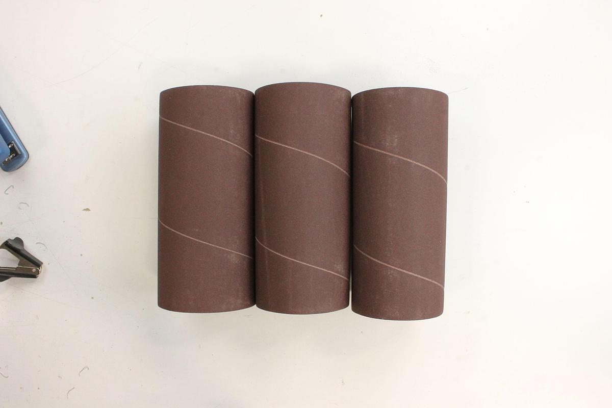 JET — Sanding Sleeves, 4 x 9 in, 60 Grit, Pack of 3