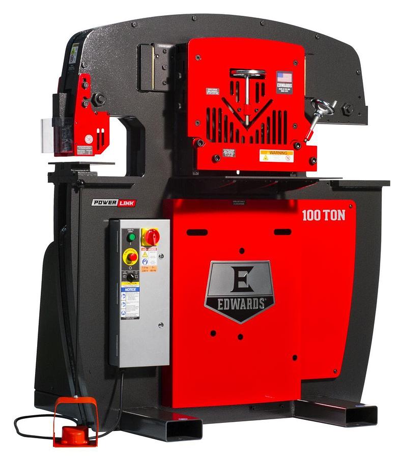 100 Ton Ironworker 230V, 3Ph, with PowerLink