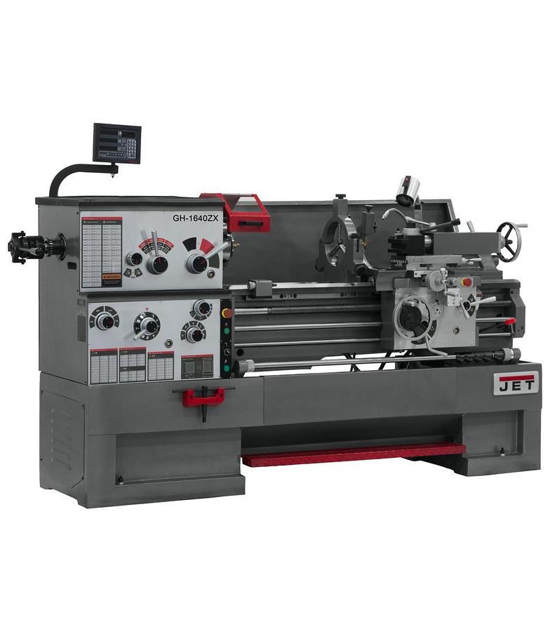 GH-1640ZX With Newall DP700 DRO With Taper Attachment and Collet Closer