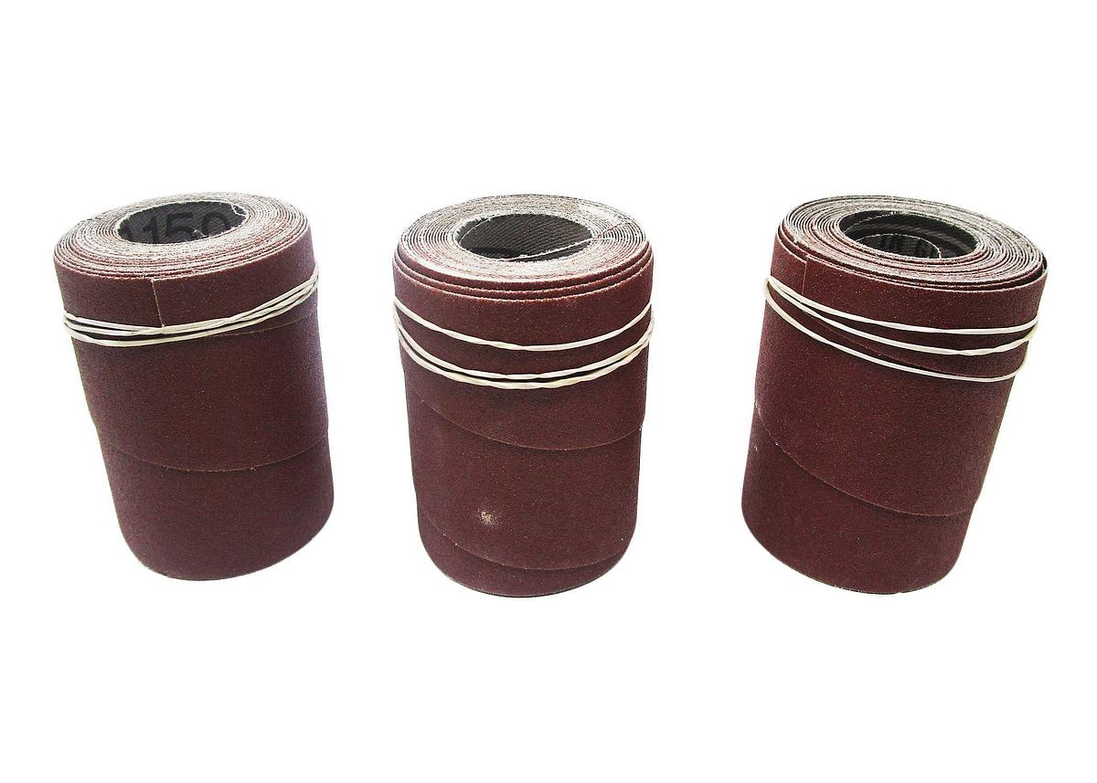 Powermatic — Precut Abrasive Strips for PM2244 Drum Sander, 150 Grit, 3 Pack
