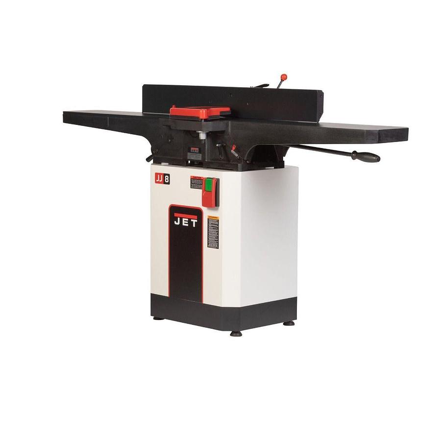 JET Black 8" Helical-Head Jointer, 2 HP, 1PH 230V JWJ-8HH-BLK