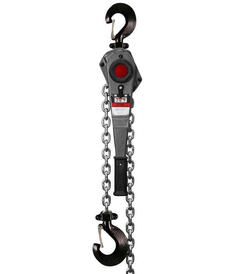 JLH-300-5PSH 3 Ton Lever Hoist, 5' Lift with Overload Protection & Shipyard Hooks