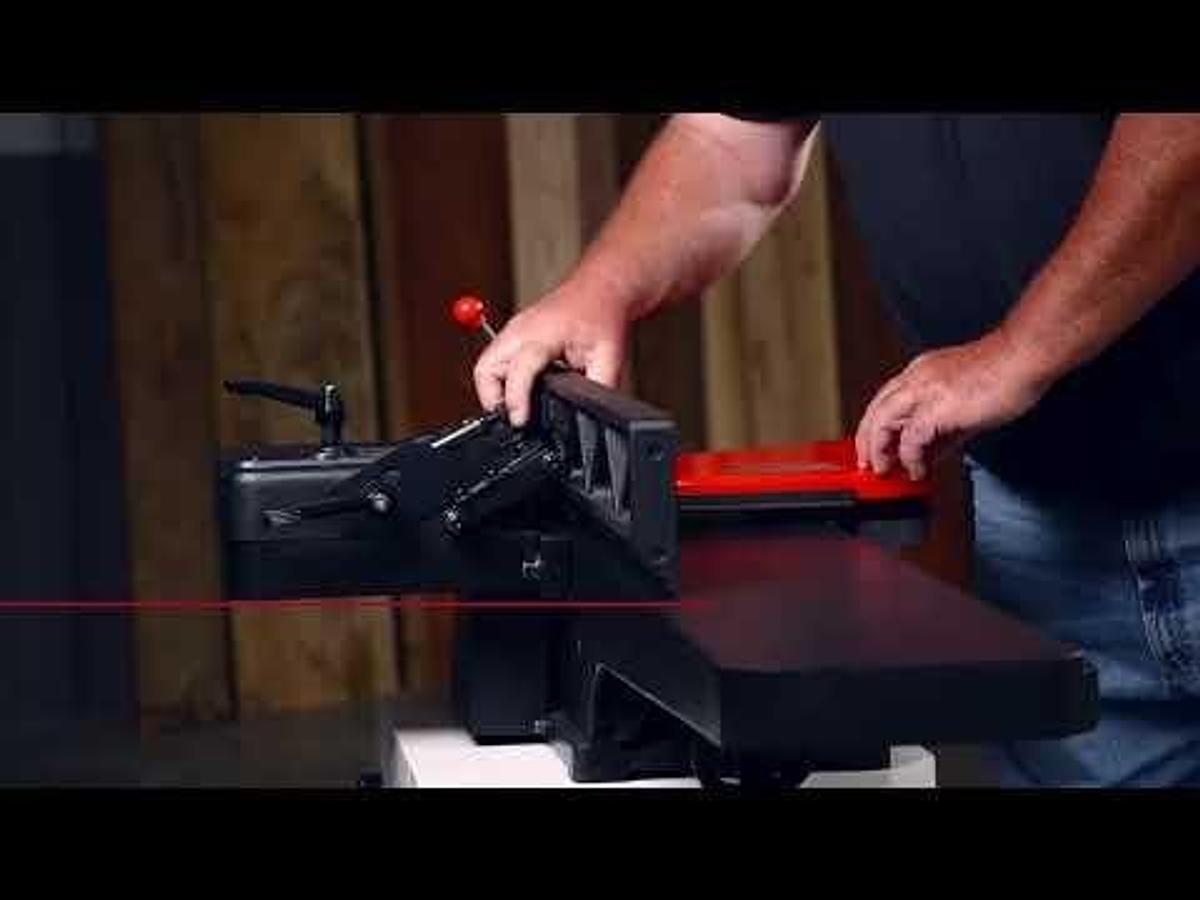 JET Black 8" Helical-Head Jointer, 2 HP, 1PH 230V JWJ-8HH-BLK