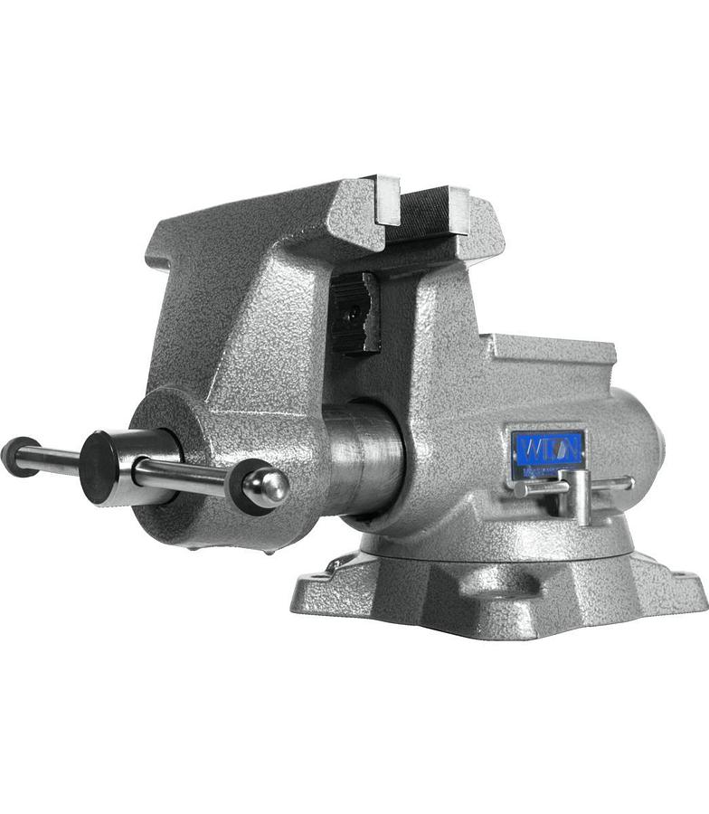 Mechanics Pro Vise 6-1/2" Jaw Width, 6" Jaw Opening, 360° Swivel Base