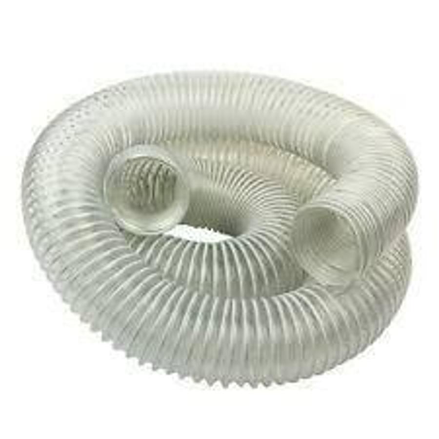 JET — Clear Dust Collection Hose, 4 in x 10 ft