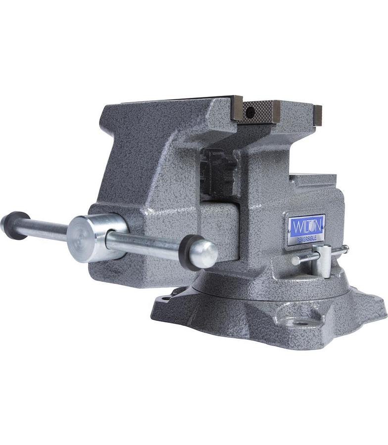 Reversible Bench Vise 5-1/2” Jaw Width with 360° Swivel Base