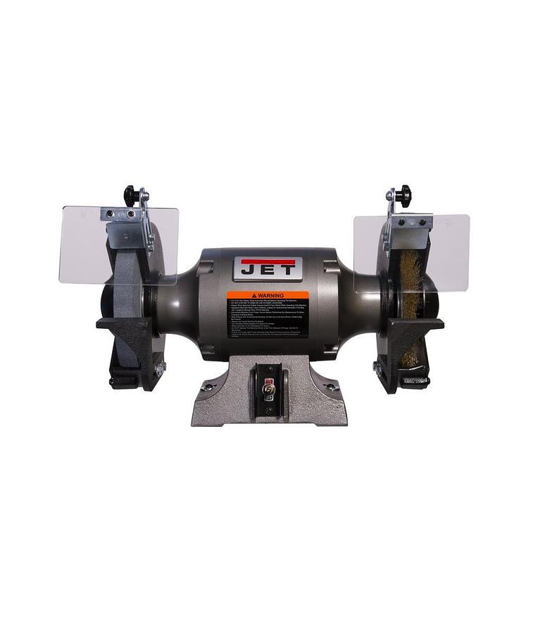 JBG-8W Shop Grinder with Grinding Wheel and Wire Wheel
