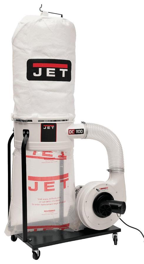 Dust Collector, 1.5HP 1PH 115/230V, 5-Micron Bag Filter Kit | DC-1100VX-5M