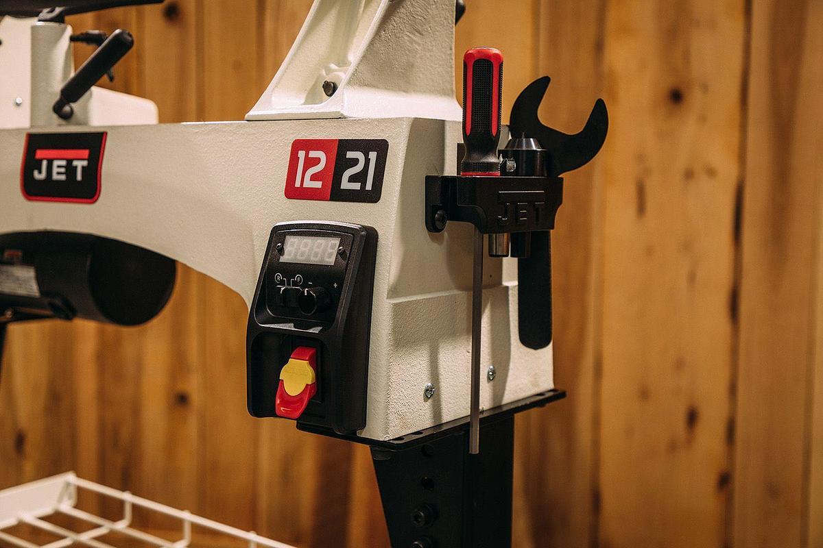 JWL-1221VS 12'' x 21'' Variable Speed Wood Lathe
