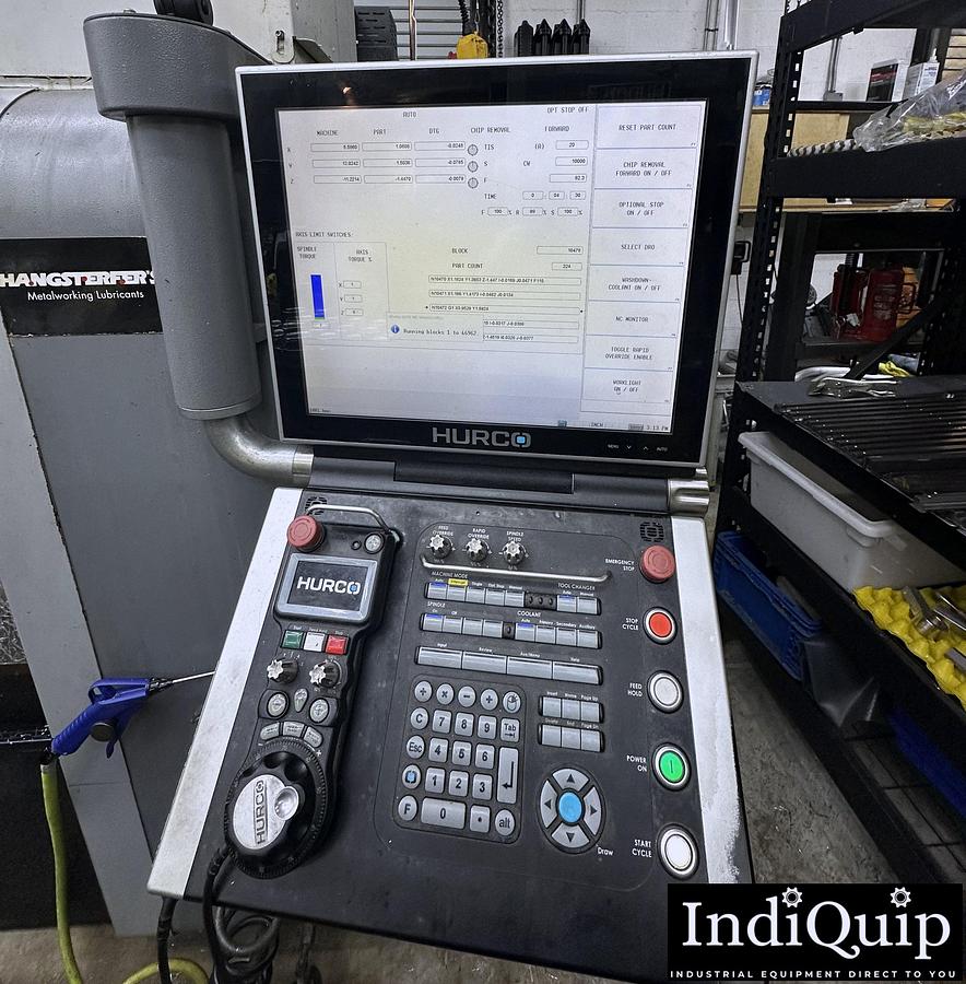 Used 2018 Hurco VM10i CNC Vertical Mill with 4th Axis