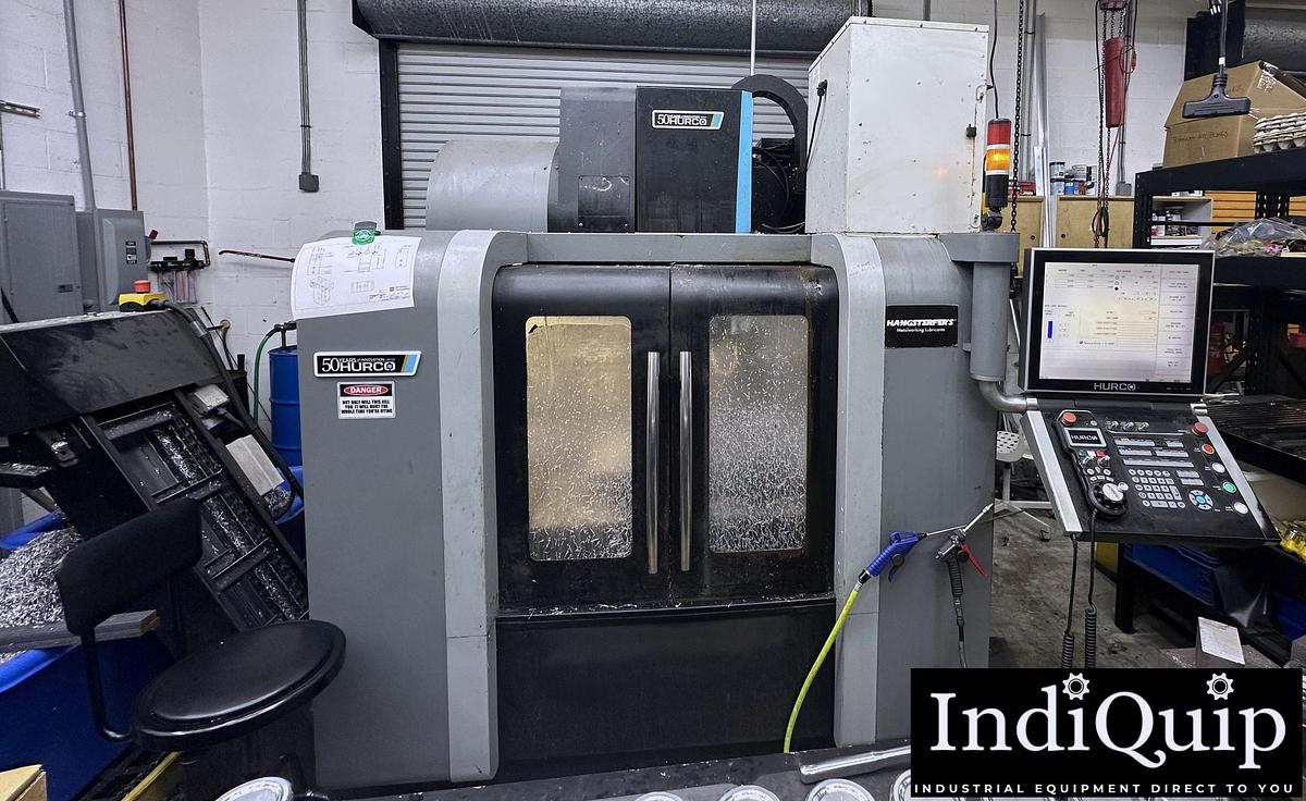 Used 2018 Hurco VM10i CNC Vertical Mill with 4th Axis