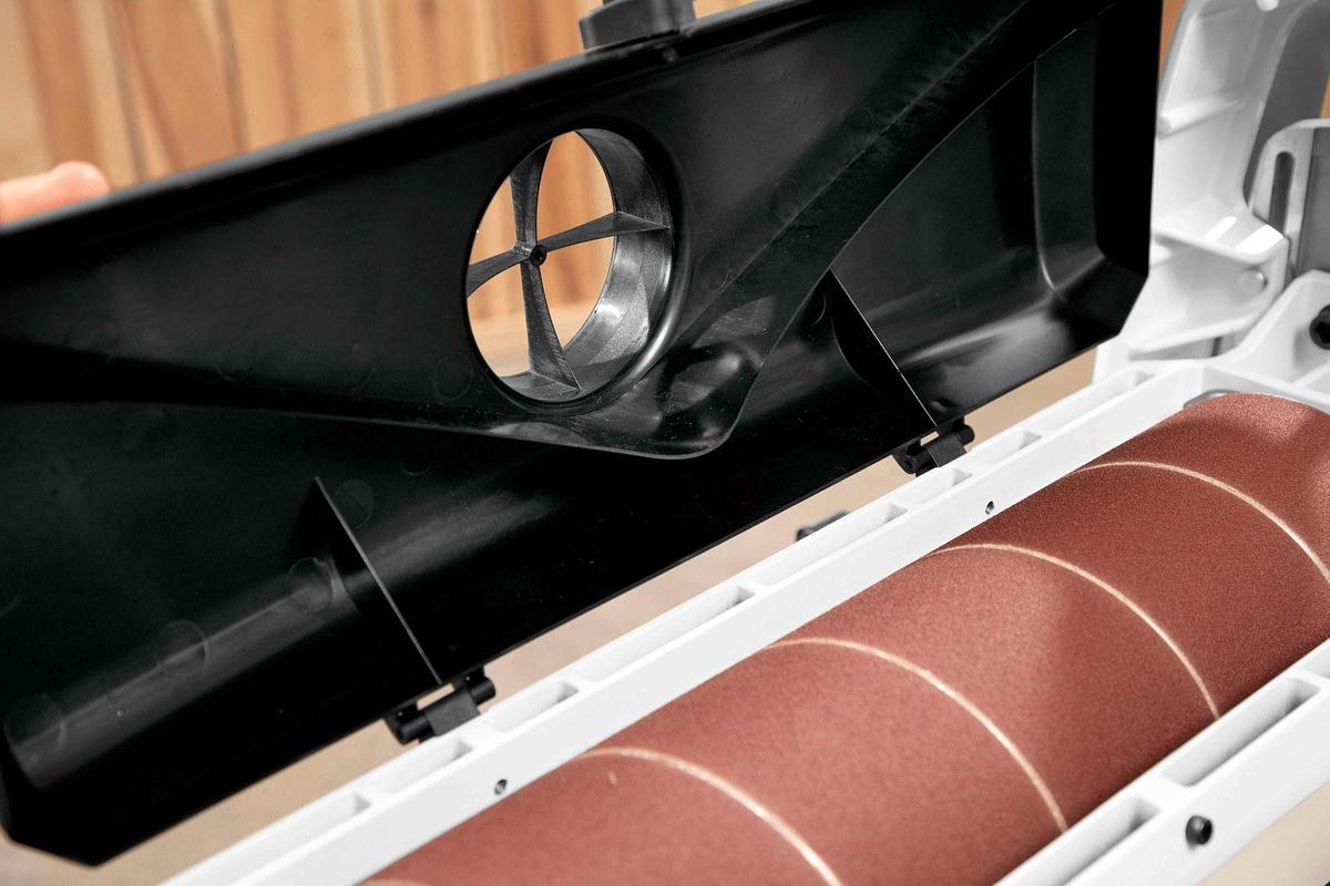 JWDS-2244OSC Oscillating Drum Sander With Closed Stand