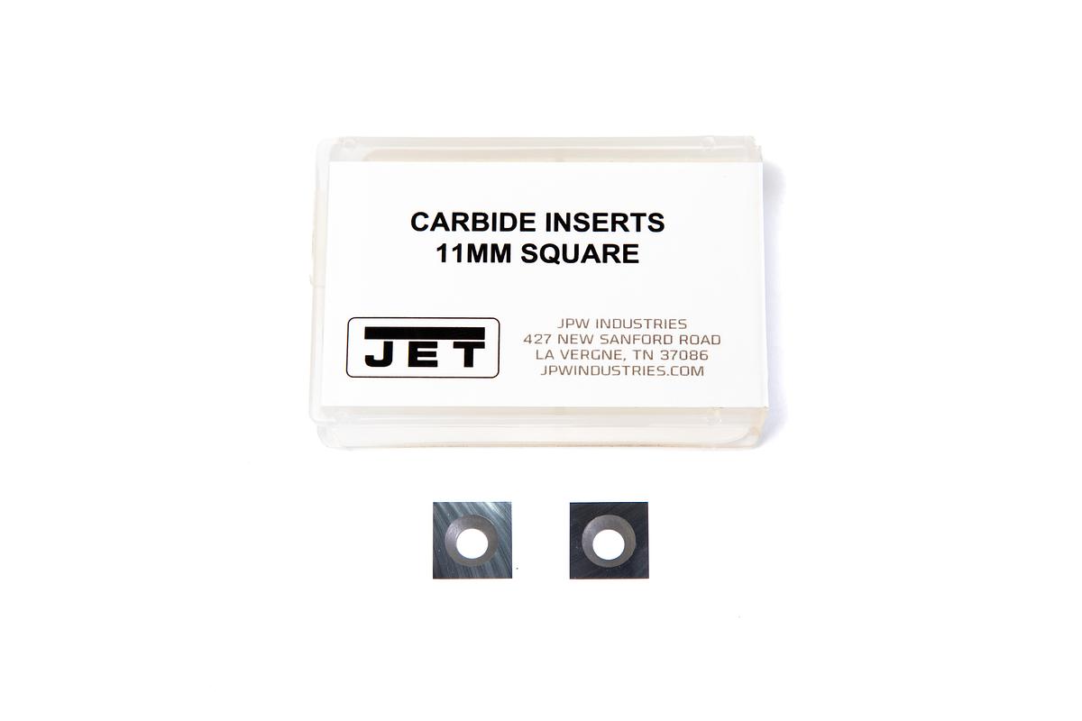 JET Woodturning Chisel Cutting Blade 11mm Square Carbide Insert (2PC)