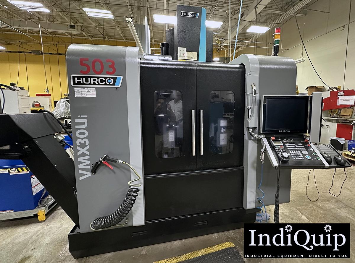 Used 2019 Hurco VMX30Ui 5-Axis CNC Vertical Mill