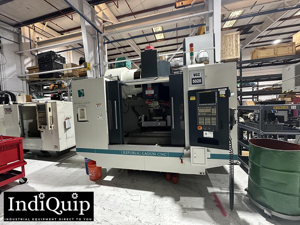 Used 2015 Republic Lagun VGC 5028 5-Axis CNC Vertical Mill