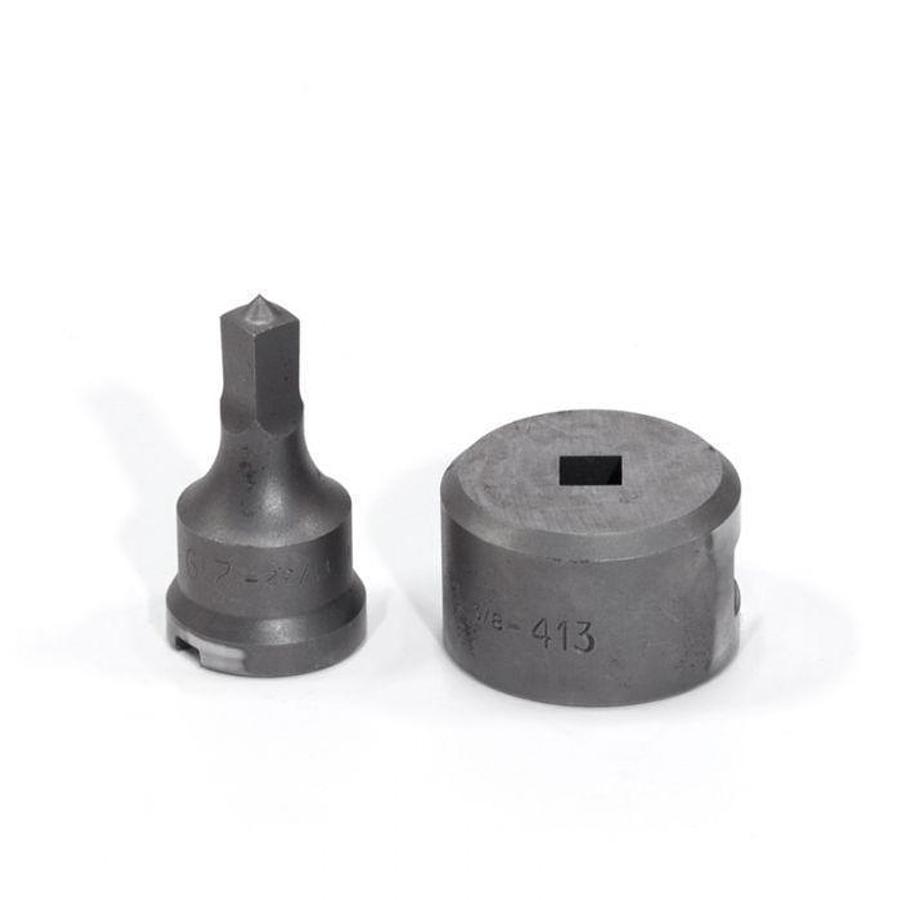11/32" Square Punch & Die Set - (PDSQ11/32)