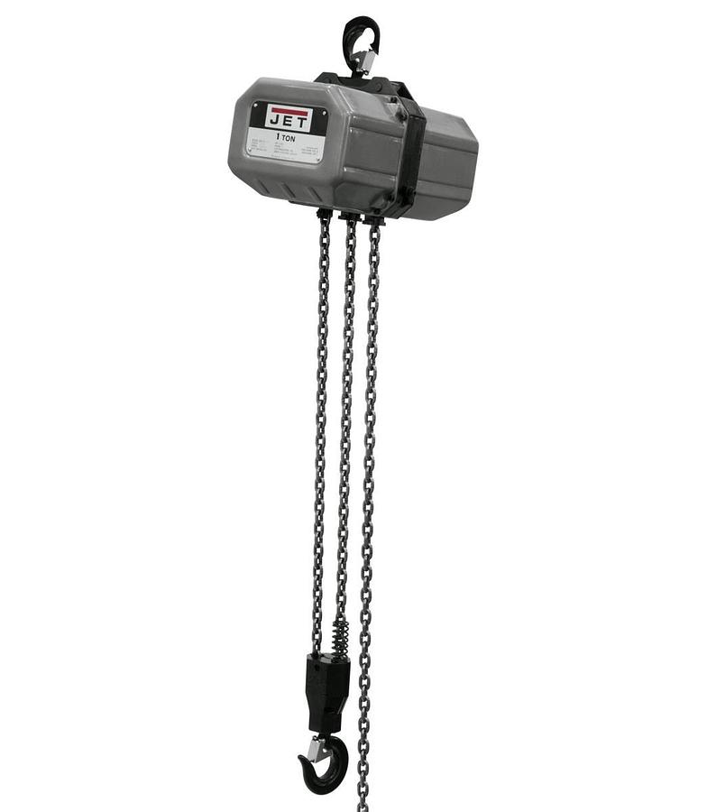 1-Ton Electric Chain Hoist 3-Phase 10' Lift | 1SS-3C-10
