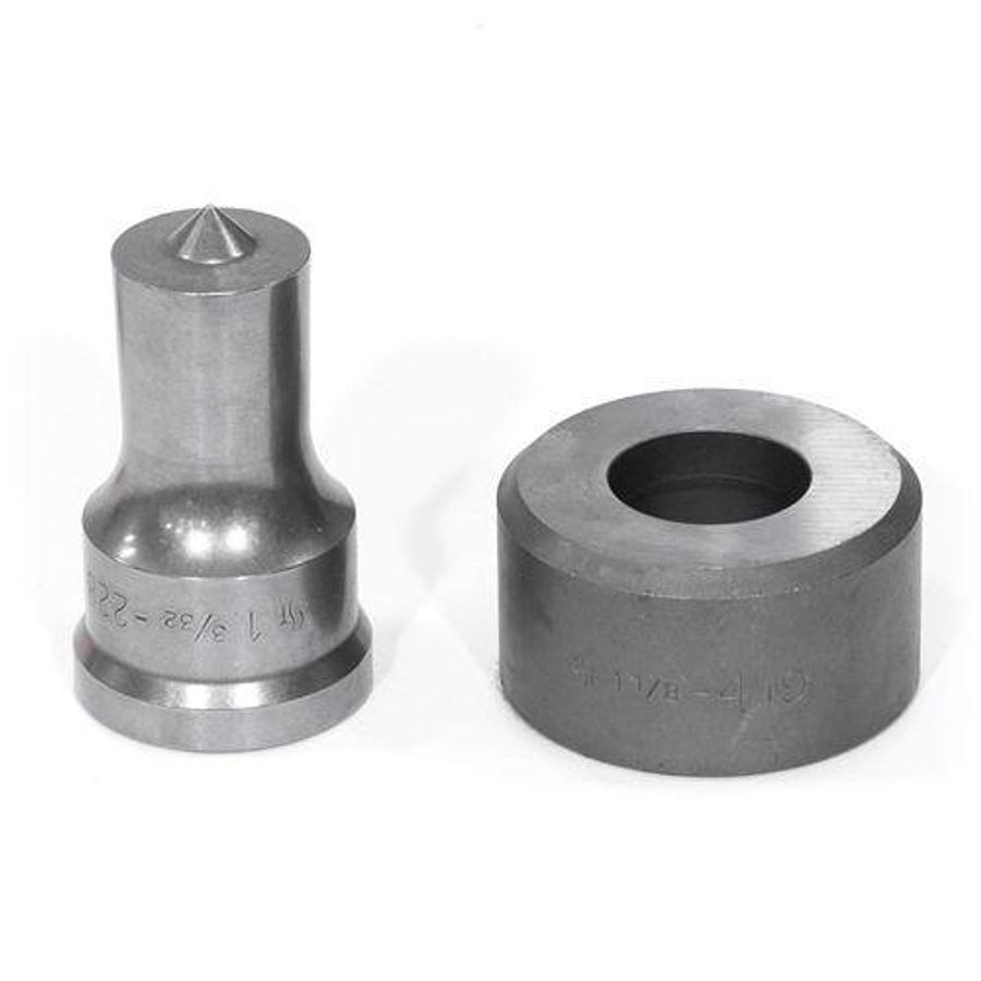 1-3/32" OS Round Punch & Die Set - (PDOS1-3/32)
