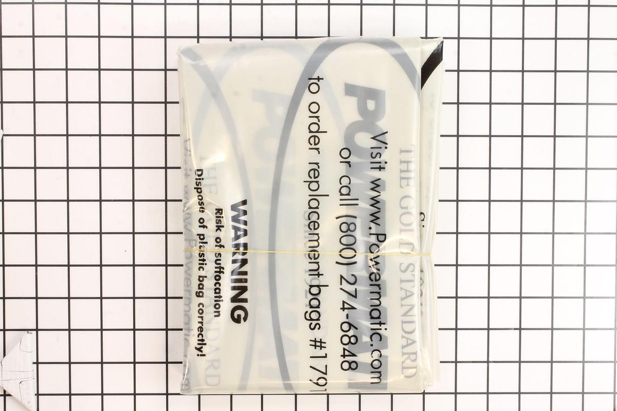 Powermatic — PMCPB-20 Clear Collection Bags, 20 in, Pack of 5