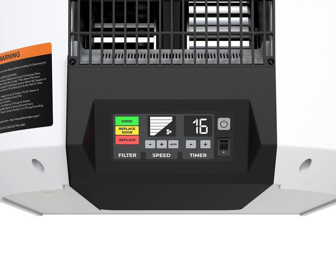 AFS-1000C Air Filtration System, Remote Control, 1000CFM, 1Ph 120V