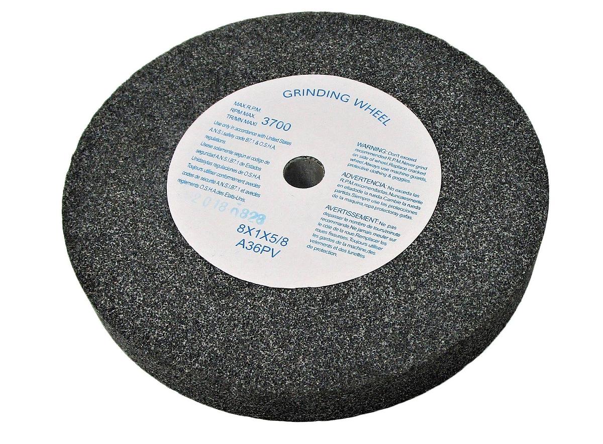 JET — Grinding Wheel, 8 in dia x 5/8 in, 36G for JET grinders