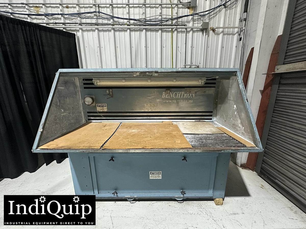 Used Benchtron Downdraft Table & Dust Collection Workstation