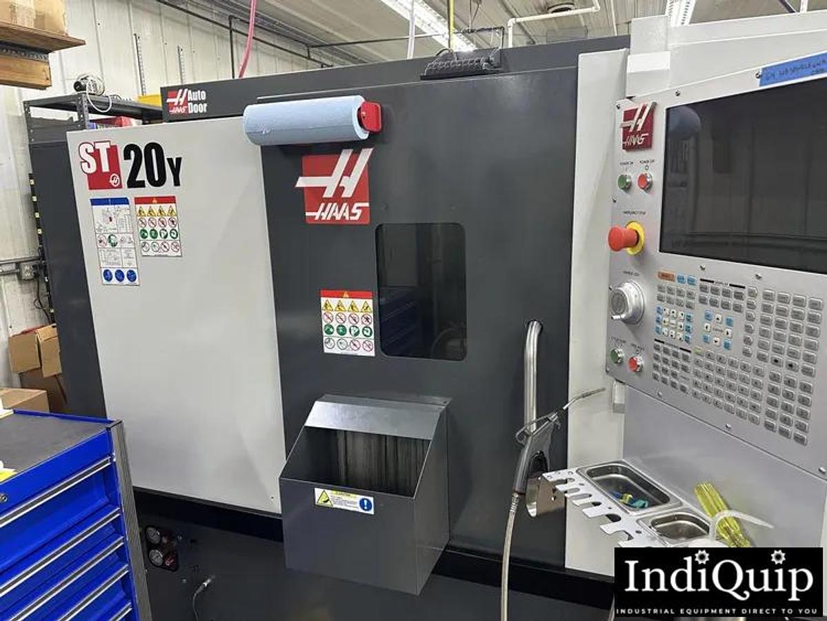 Used 2022 Haas ST-20Y CNC Lathe with Sub-Spindle