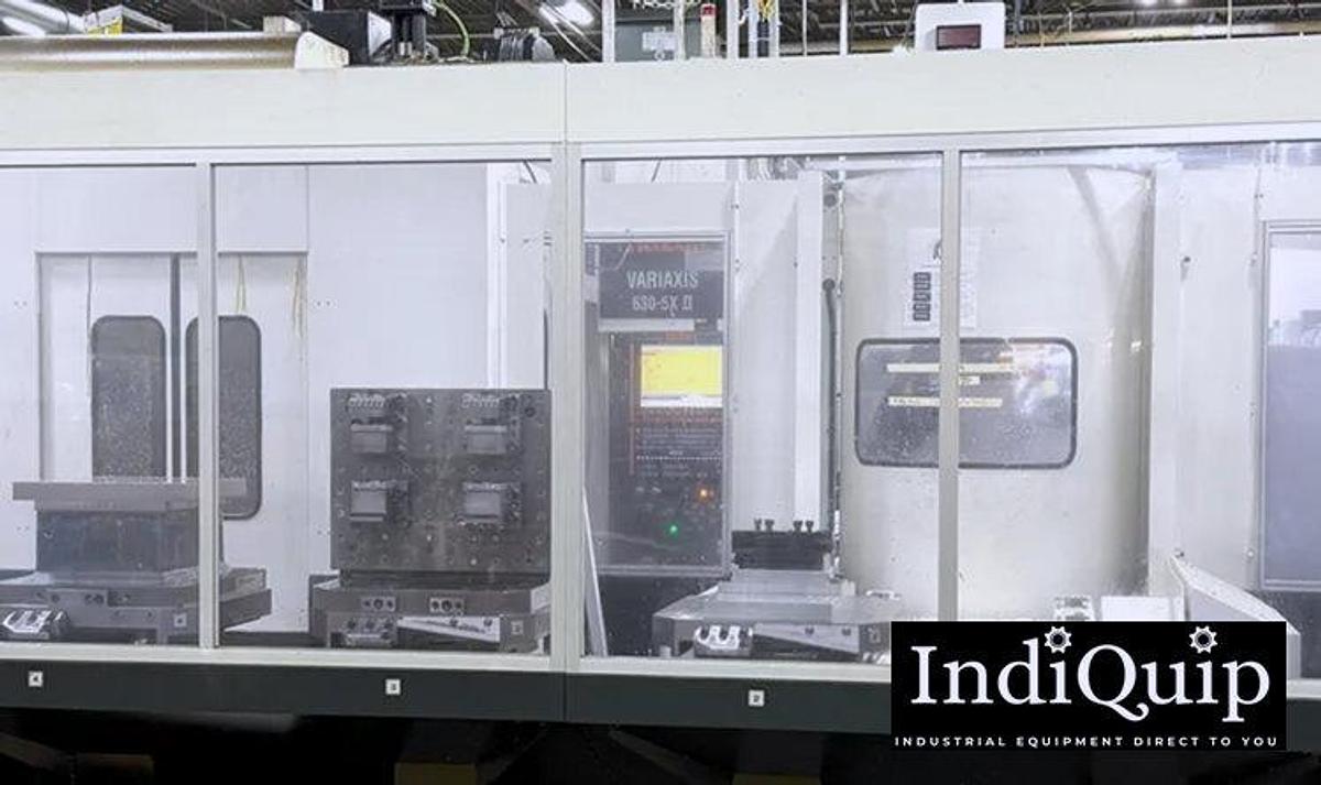 Used 2011 MAZAK VARIAXIS 630-5XII CNC Vertical Mill with Pallatech FMS