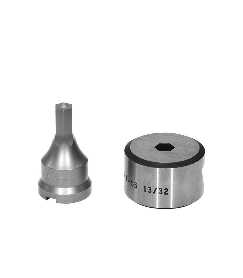 3/8" HEX Punch & Die Set with Key-Way | PDH3/8