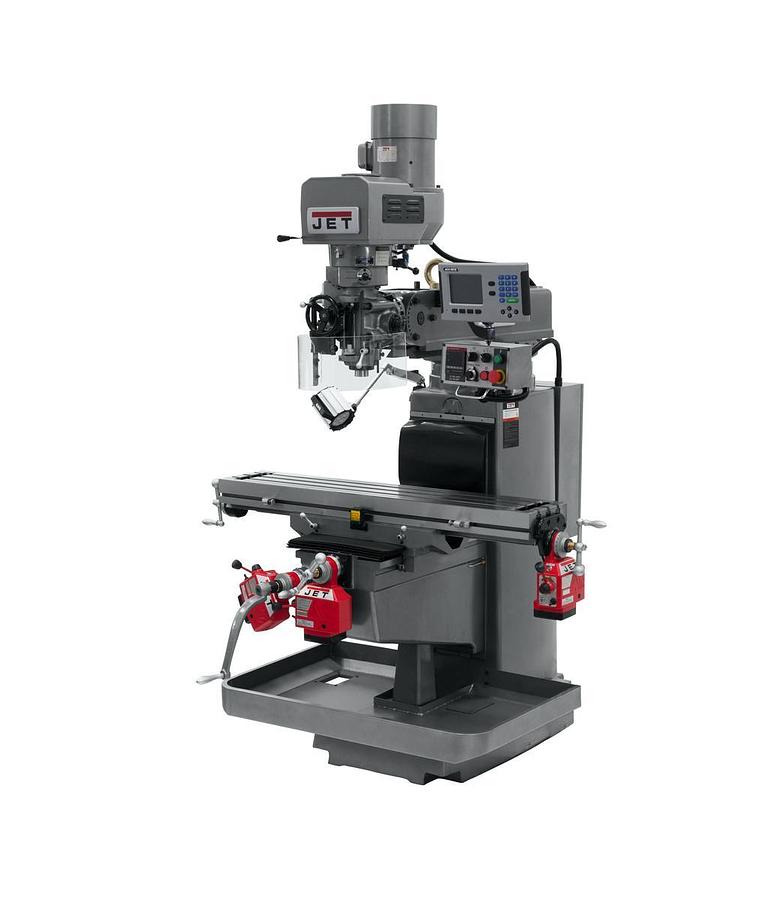 JTM-1050EVS2/230 Mill With Acu-Rite 203 DRO With X, Y and Z-Axis Powerfeeds