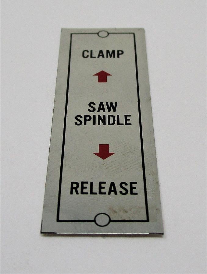 Lock Handle Label Saw Spindle | SLR12-137