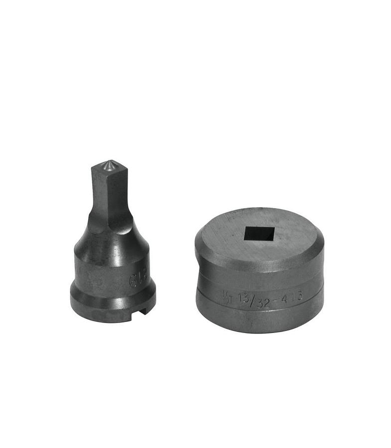 3/8" Square Punch & Die Set with Key-Way - (PDSQ3/8)