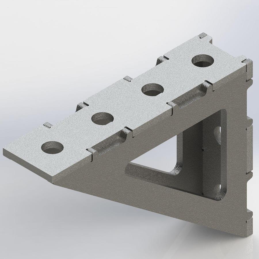 7.75"x6"x2" Angle Block(WJT-AB762UW-16)