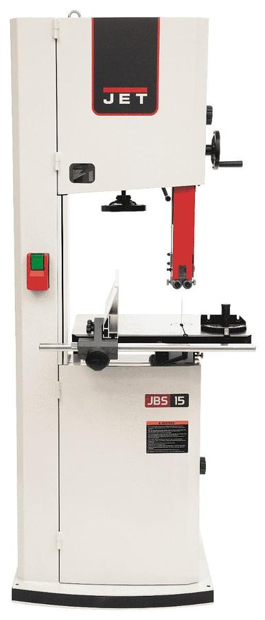 JWBS-15-3, 15-Inch Woodworking Bandsaw, 3 HP, 1Ph 230V