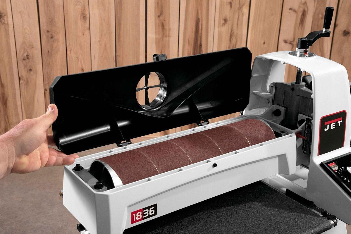 JWDS-1632 Drum Sander with Stand