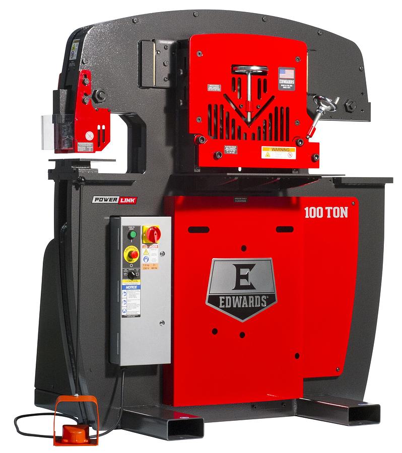 100 Ton Ironworker 208V, 3Ph, with PowerLink