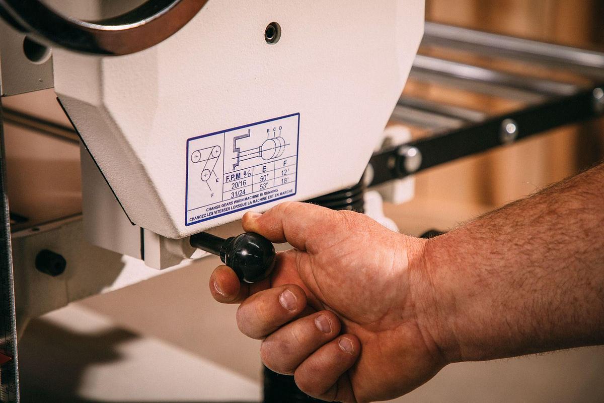 JWP-208-1, 20" 3HP, 1Ph Planer