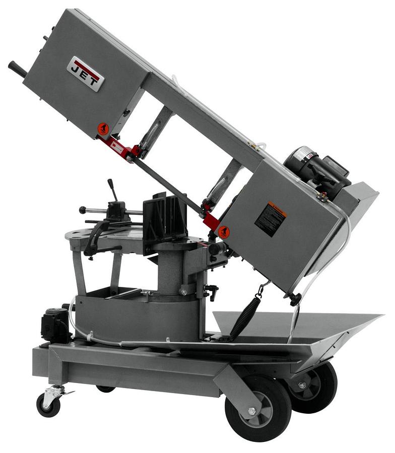 HVBS-10-DMWC 10” Horizontal/Vertical Dual Mitering Portable Band Saw with Coolant System, 1HP, 115V, 1 Ph