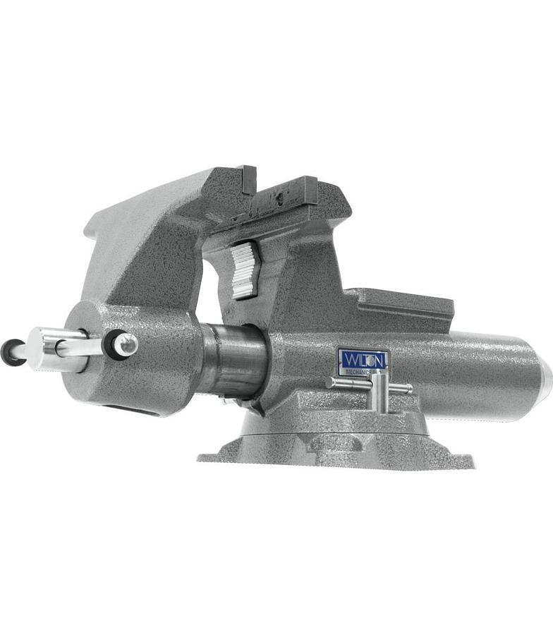 Mechanics Pro Vise 10” Jaw Width, 12" Jaw Opening, 360° Swivel Base
