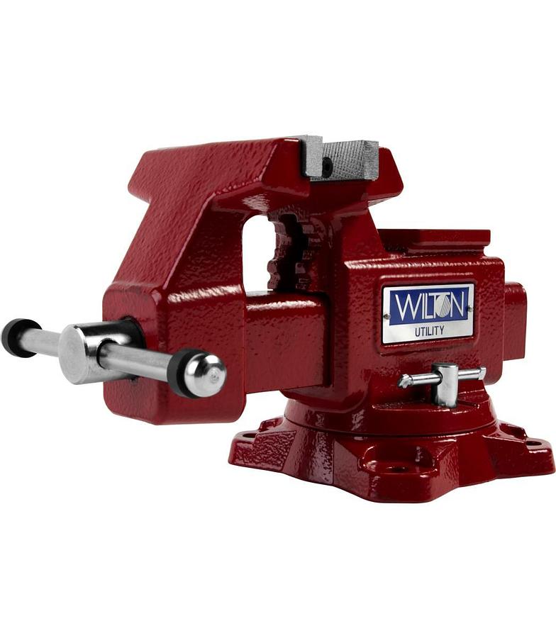 Utility Bench Vise 4-1/2” Jaw Width, 4" Jaw Opening, 360° Swivel Base