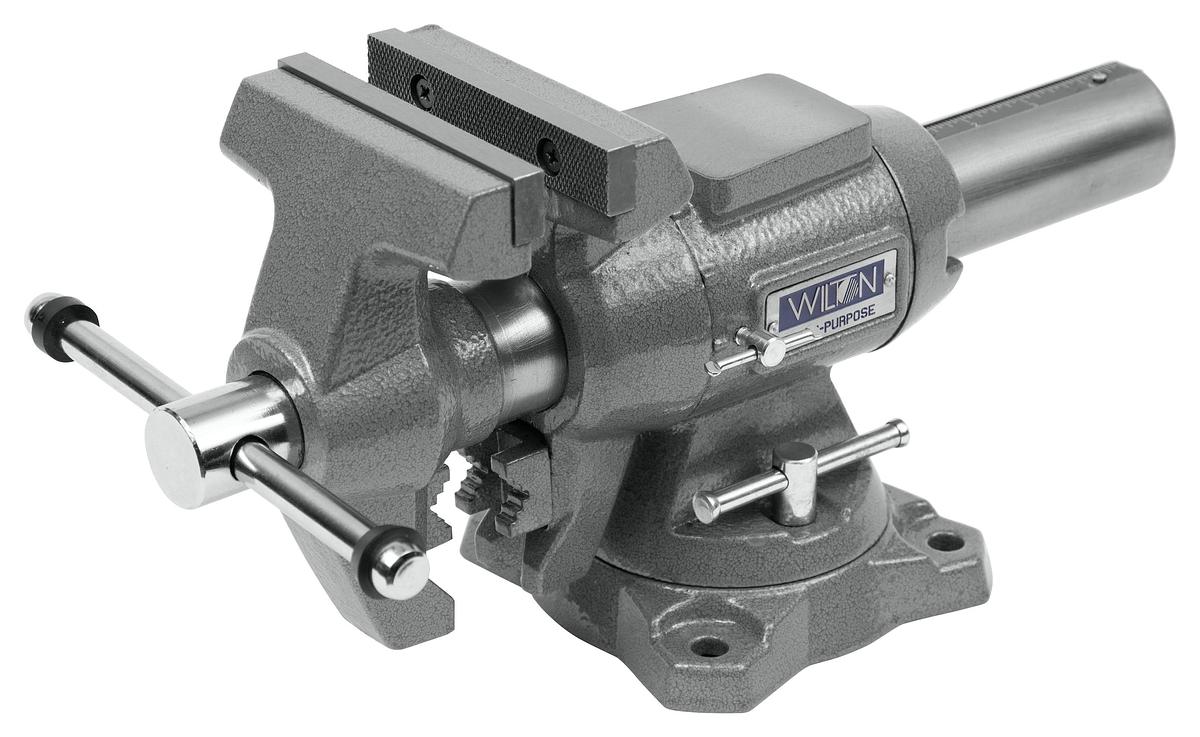 Multi-Purpose Bench Vise, 4-1/2" Jaw Width", 360° Rotating Head & Base