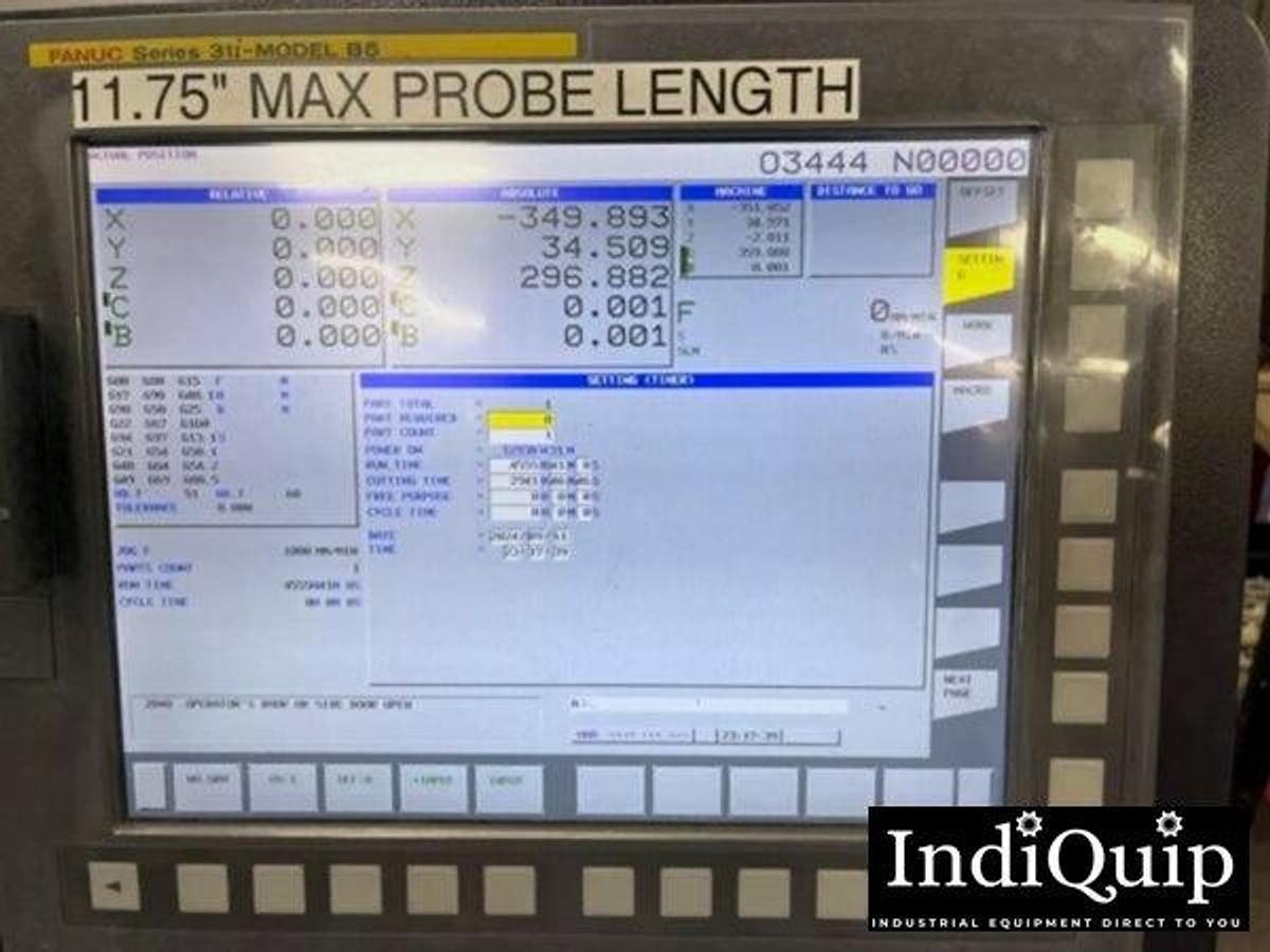 Used 2021 Doosan DVF 5000 5-Axis CNC Vertical Mill